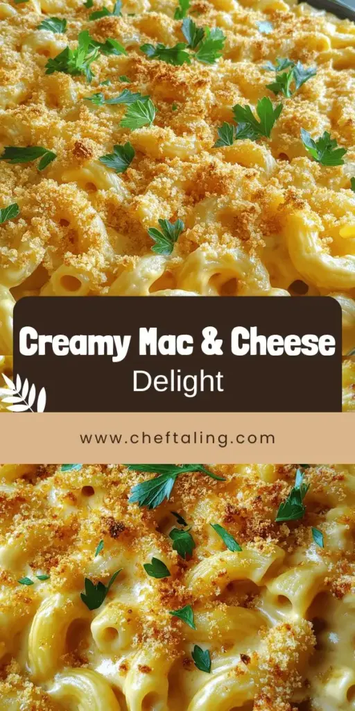 Indulge in the ultimate comfort food with this Easy Baked Macaroni and Cheese recipe! Discover how to make a creamy cheese sauce, select the best ingredients like sharp cheddar, and achieve the perfect crispy topping. This dish is not only simple but also customizable for various tastes and dietary needs. Ready to impress your family and friends? Click through for the full recipe and get ready for a delicious mac and cheese experience!