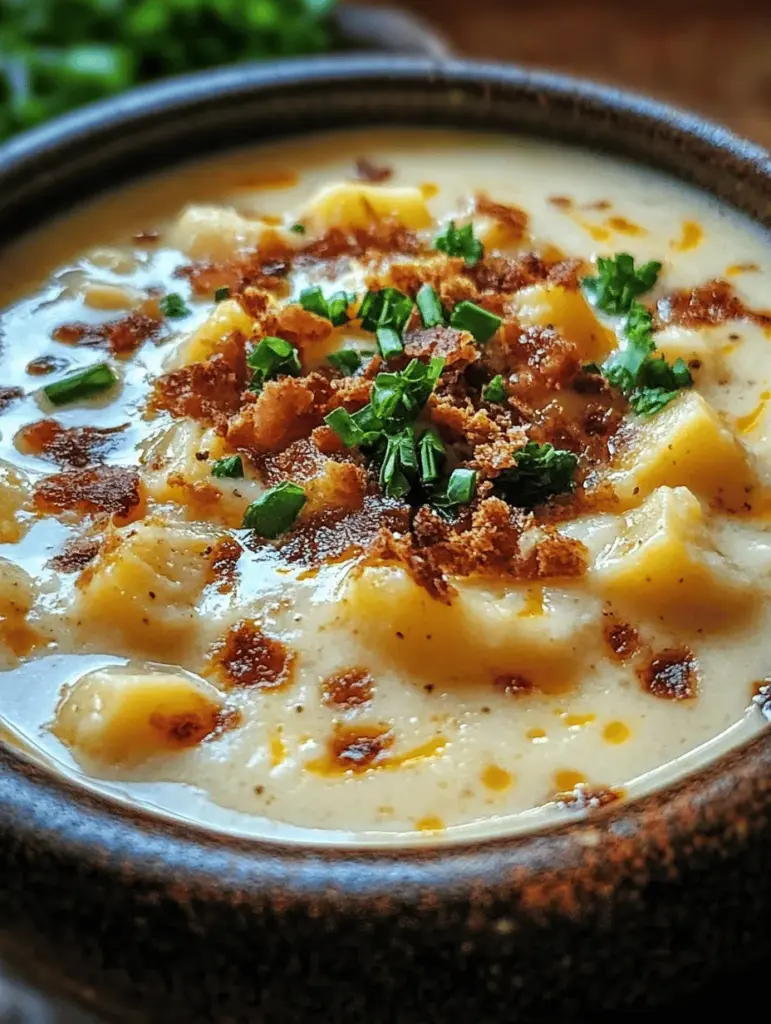 Discover the warmth of Loaded Baked Potato Soup, a comforting classic perfect for chilly days. This creamy delight combines tender potatoes, crispy bacon, and gooey cheese, topped with fresh green onions for an explosion of flavor in every bite. Ideal for family dinners or cozy gatherings, this easy recipe will become a go-to favorite. Dive into a bowl of heartwarming goodness and enjoy the ultimate comfort food experience!
