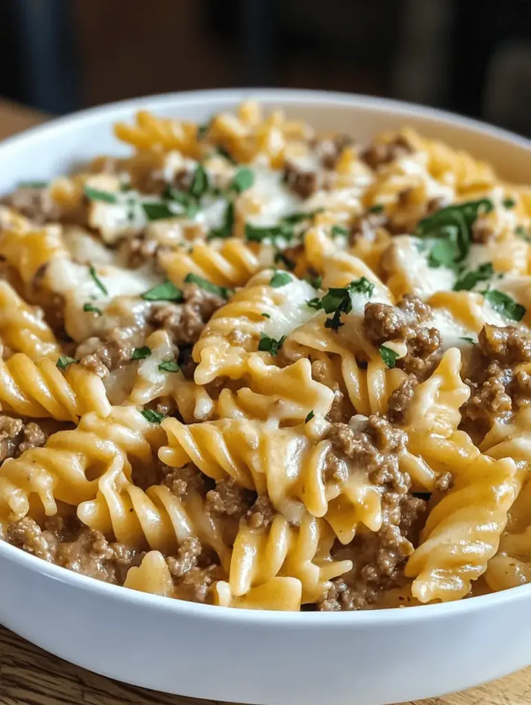 Discover a quick and delicious stovetop creamy ground beef pasta recipe that's perfect for weeknight dinners! This easy dish combines savory ground beef, creamy sauce, and perfectly cooked pasta for a meal your whole family will love. Ready in just 30 minutes, it's ideal for busy schedules. Explore flavorful variations and tips to make it your own. Pin this recipe to treat your taste buds to a comforting homemade classic!
