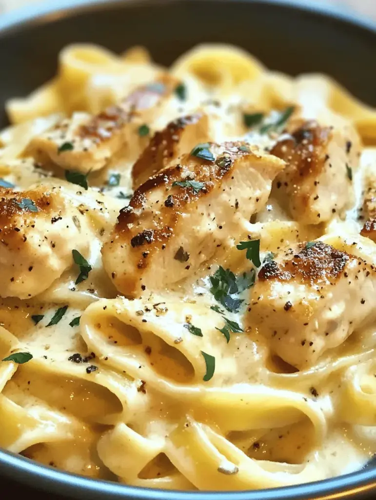 Discover the mouthwatering flavors of creamy garlic chicken and Parmesan pasta in this delightful recipe! Perfect for busy weeknight dinners, this dish combines tender chicken, al dente pasta, and a rich, savory garlic sauce that will leave your taste buds craving more. Simple to prepare, it's a meal that even picky eaters will love. Pin this recipe for your next family dinner and enjoy a delicious culinary experience tonight!
