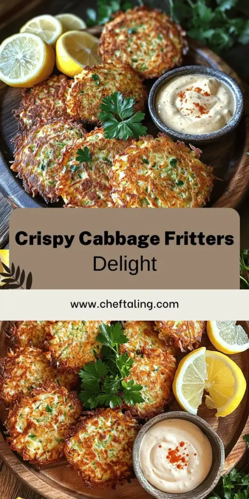 Looking to add a festive twist to your St. Patrick's Day menu? Try these Crispy Cabbage Fritters paired with a zesty garlic sauce! This delicious recipe will guide you through selecting the best cabbage, creating a flavorful mixture, and achieving that perfect golden crunch. Impress your guests with this easy-to-make snack that’s bursting with flavor. Click through to explore the full recipe and dive into the joy of cooking!