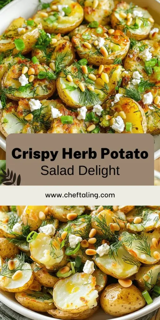 Discover the ultimate side dish with this Crispy Herb Smashed Potato Salad! Bursting with fresh herbs and crispy textures, this salad is perfect for barbecues, picnics, or family gatherings. Learn how to make perfectly smashed potatoes and a tangy dressing that will elevate any meal. Ready to impress your guests? Check out the full recipe and tips now for a delicious addition to your dining table!