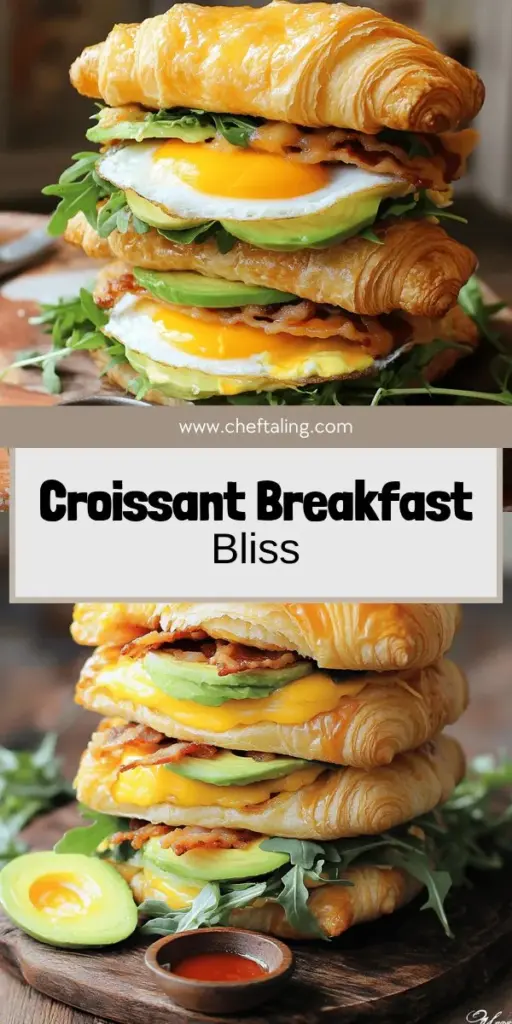 Start your day with a delicious croissant breakfast sandwich that is sure to delight! This easy-to-follow recipe features flaky croissants filled with eggs, cheese, and crispy bacon, along with fun variations and healthy alternatives. Learn how to assemble the perfect sandwich and elevate your breakfast with unique flavors and fresh ingredients. Click through to discover the best recipe for croissant breakfast sandwiches and impress your family with your culinary skills!