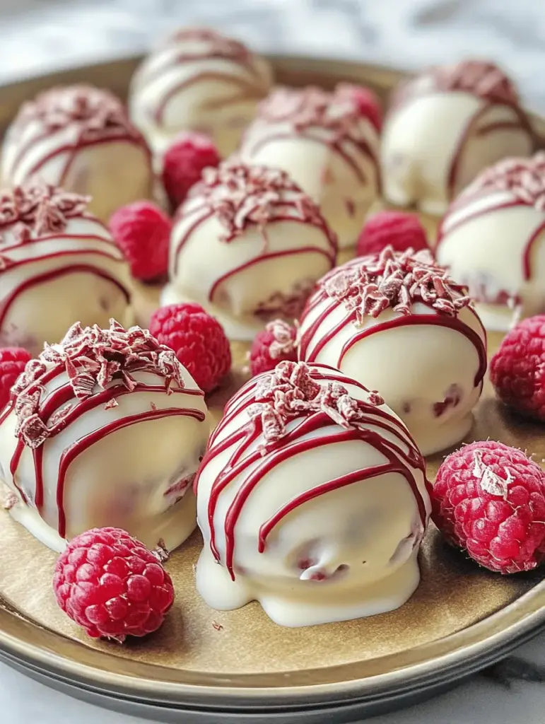 Indulge in a delightful treat with these White Chocolate Raspberry Cheesecake Balls! Perfect for parties or a sweet afternoon snack, these creamy bites combine the rich flavors of cheesecake and the tartness of fresh raspberries, all coated in smooth white chocolate. Easy to make and even easier to enjoy, these delectable desserts are sure to impress. Grab the recipe and treat yourself to a burst of sweet and tangy bliss!
