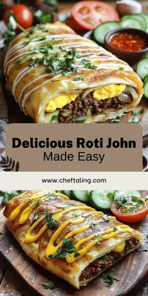 Discover the joy of creating simple homemade Roti John with this easy and tasty recipe! Customizable to suit your flavor preferences, this dish is perfect for gatherings or family meals. Learn about the essential ingredients, step-by-step instructions, and creative filling variations to impress your loved ones. Ready to dive in? Click through for the full recipe and start making delicious Roti John today!