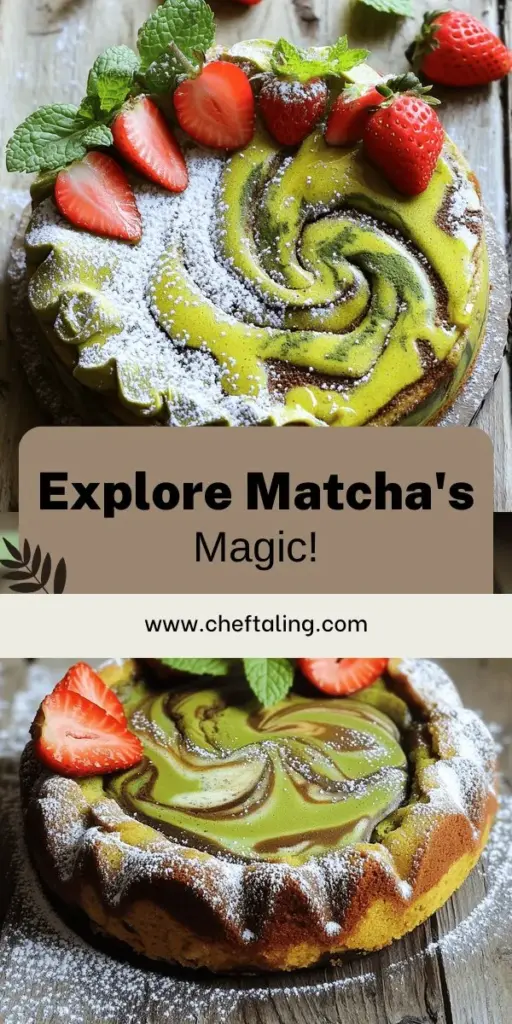 Unlock the amazing health benefits of matcha green tea powder and elevate your wellness routine! This vibrant superfood is packed with antioxidants, supports weight management, and boosts focus. Discover how to incorporate matcha into your diet with delicious recipes like the Magical Matcha Marble Cake. Click through to learn more about matcha's unique nutritional profile and creative ways to enjoy this powerhouse ingredient in your everyday meals!
