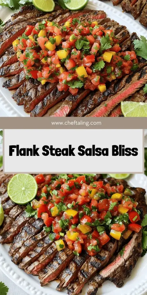 Looking to impress at your next cookout? Dive into this delicious Grilled Flank Steak with Tomato Pepper Salsa recipe that combines tender steak with fresh, vibrant flavors. Discover essential marinating tips, how to grill to perfection, and create a salsa that pops with freshness. Perfect for any occasion, this dish will elevate your grilling game. Click through to explore the full recipe and wow your guests with this mouthwatering meal!