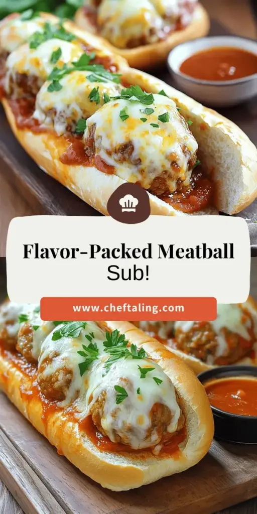 Indulge in the ultimate comfort food with a Beefy Meatball Sub that’s bursting with flavor and satisfaction! This hearty sandwich features juicy homemade meatballs, rich marinara sauce, and melty cheese, all nestled inside a perfect hoagie roll. Discover the simple steps and key ingredients to create your own mouthwatering meatball sub at home. Don’t wait—click through to explore our delicious recipes and make mealtime unforgettable!
