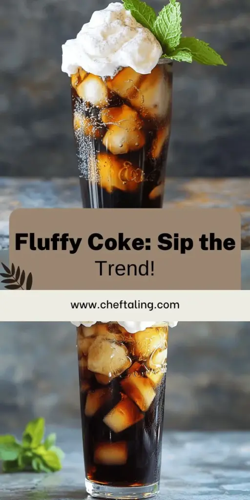 Have you tried the Viral Fluffy Coke? This trendy treat combines fizzy soda with a fluffy whipped cream topping for an irresistibly refreshing drink that's perfect for any occasion! In this post, you'll find an easy step-by-step recipe, fun flavor variations to experiment with, and the science behind its fluffy texture. Dive into the world of Fluffy Coke today and impress your friends with this delightful DIY drink that’s fun to make and share!