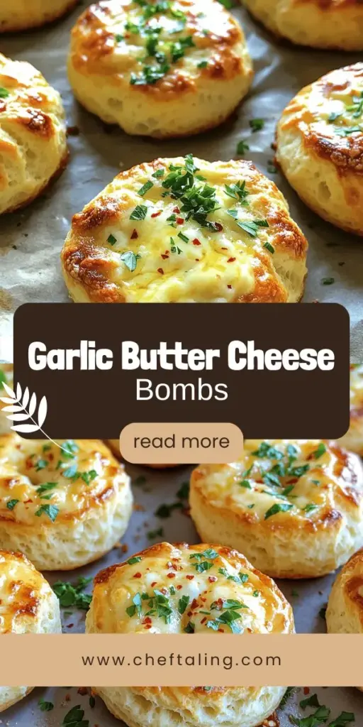 Elevate your snack game with the best recipe for Pillsbury biscuit garlic butter cheese bombs! These easy-to-make treats feature gooey cheese wrapped in warm, buttery biscuits, perfect for parties or cozy nights. Follow simple steps to create a mouthwatering snack that will impress your guests. Explore delicious variations and tips to make your cheese bombs unforgettable. Click to dive into the full recipe and discover your new favorite snack!