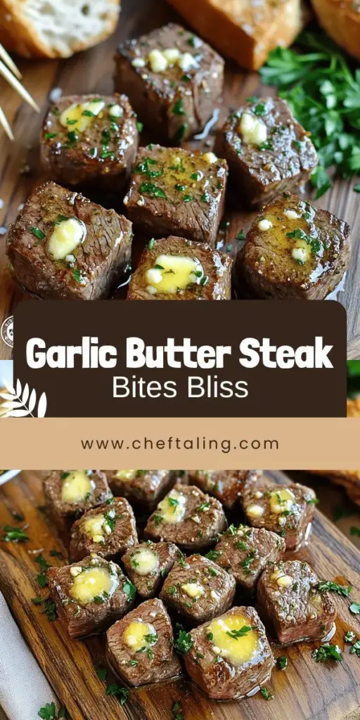 Discover the mouthwatering taste of Irresistible Garlic Butter Steak Bites with this easy recipe! Perfect for gatherings or cozy nights, these tender steak bites coated in rich garlic butter are sure to impress. Learn to select the best steak cuts, season them perfectly, and whip up a delicious garlic butter sauce. Don’t miss out—click through to explore this flavorful recipe and elevate your next meal!