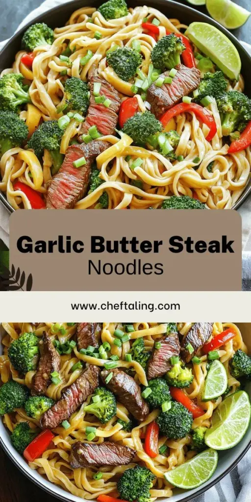Ready to impress with a quick meal? Discover how to make Garlic Butter Steak Lightning Noodles that are not only simple but bursting with savory flavors! With just a few ingredients like sirloin steak, egg noodles, and fresh veggies, this dish is perfect for any occasion. Dive into the full recipe to master the cooking techniques and add your own twist. Click through for all the delicious details and start cooking today!