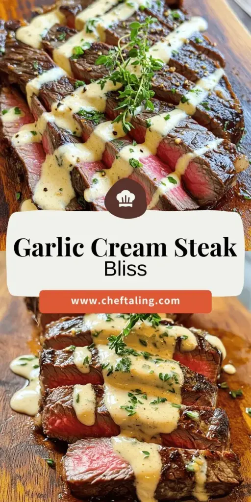 If you're looking to elevate your dinner experience, try this succulent steak with garlic cream sauce! This rich and flavorful dish is simple to make at home and is sure to impress. Discover tips on selecting the best cuts, perfect cooking techniques, and how to whip up a creamy garlic sauce that enhances every bite. Don't miss out on creating a restaurant-quality meal that your taste buds will adore! Click through to find the full recipe and transform your dinner tonight!