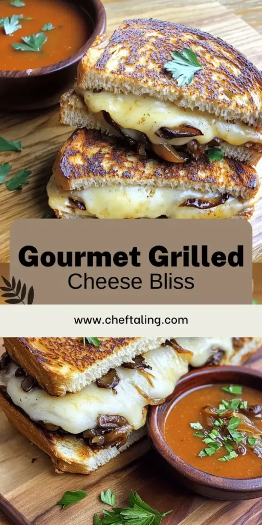 Elevate your lunch game with this irresistible Grilled Cheese with Gouda, Roasted Mushrooms, and Onions recipe! This gourmet twist features rich, creamy Gouda combined with savory roasted mushrooms and sweet caramelized onions, all enveloped in crispy sourdough. Discover the secrets to perfecting your grilled cheese, from ingredient selection to grilling tips. Ready to indulge? Click through for the full recipe and start your delicious journey today!
