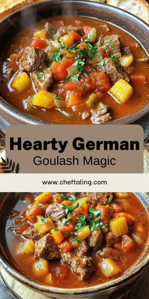 Experience the comfort of authentic German goulash, a flavorful and hearty dish that's perfect for any occasion. In our easy-to-follow guide, you'll discover the secret ingredients and cooking tips that elevate this classic recipe. From tender beef to aromatic spices and fresh veggies, each bite tells a story. Ready to impress your family and friends? Click through to explore the full recipe and bring a taste of Germany to your kitchen today!