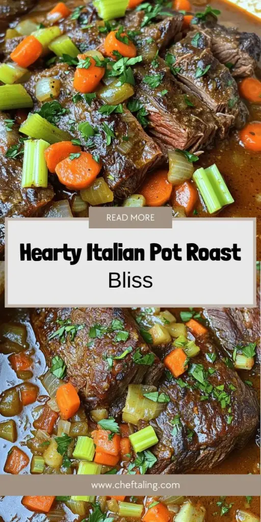 Savor the rich flavors of Italian pot roast, known as Stracotto, with our easy-to-follow recipe. This tender, flavorful dish features succulent beef slowly cooked with aromatic herbs, tomatoes, and veggies, creating a delicious sauce that will wow your family and friends. Discover the best cuts of meat, essential cooking techniques, and serving tips to elevate your meal. Click through to explore the full recipe and embark on a culinary journey today!