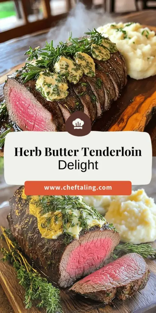 Impress your guests with a delicious Herb Butter Beef Tenderloin Roast that is both flavorful and juicy! Learn how to create this mouthwatering dish with simple steps, essential ingredients, and cooking tips. Discover the secrets of making the best herb butter and seasoning to enhance the beef’s natural flavors. Ready to elevate your dining experience? Click through to explore the full recipe and make your next dinner unforgettable!