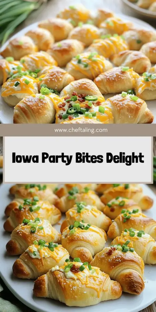 Impress your guests with delicious Iowa Party Bites and other flavorful Iowa appetizers that are perfect for any gathering! This article features easy party recipes, classic finger foods, and gluten-free options that showcase local ingredients like sweet corn and rich cheeses. Discover quick and tasty snacks that will elevate your next potluck or tailgate. Click through to explore these delightful recipes and make your next event unforgettable!