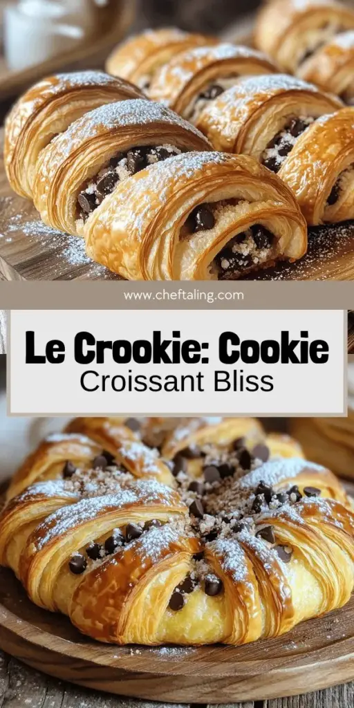 Impress your friends with Le Crookie, the viral cookie-croissant sensation! This delightful treat combines flaky layers and rich flavors, making it a must-try for any dessert lover. In this post, discover step-by-step instructions, ingredient tips, and creative filling ideas to customize your crookies. Get ready to elevate your baking game and treat yourself to deliciousness. Click through to explore the full recipe and start baking today!