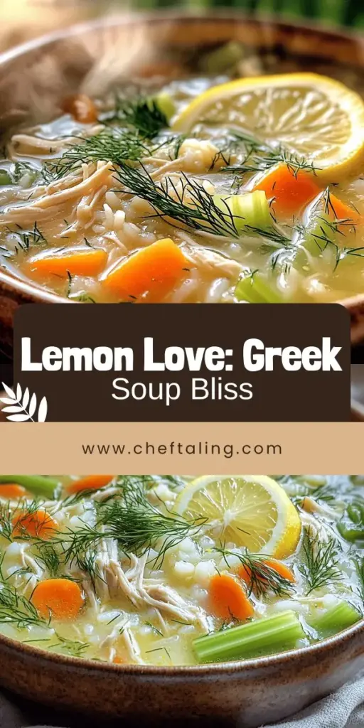 Dive into the delightful world of Avgolemono Greek Lemon Chicken Soup, your new go-to comfort food! This heartwarming dish marries tender chicken, zesty lemon, and a rich broth for an experience that warms the soul. With easy-to-follow steps and simple ingredients, this recipe is perfect for both beginners and seasoned cooks. Ready to treat yourself and your loved ones? Click through to discover the full recipe and start creating your own bowl of happiness today!