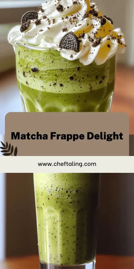 Craving something fun and refreshing? Try this Cookies & Cream Matcha Frappe recipe that blends the sweetness of cookies with the earthy richness of matcha. It's easy to make, packed with health benefits, and perfect for any occasion. Just grab your blender and a few simple ingredients, and you'll be sipping this delicious treat in no time! Click through for the full recipe and unleash your creativity in the kitchen!