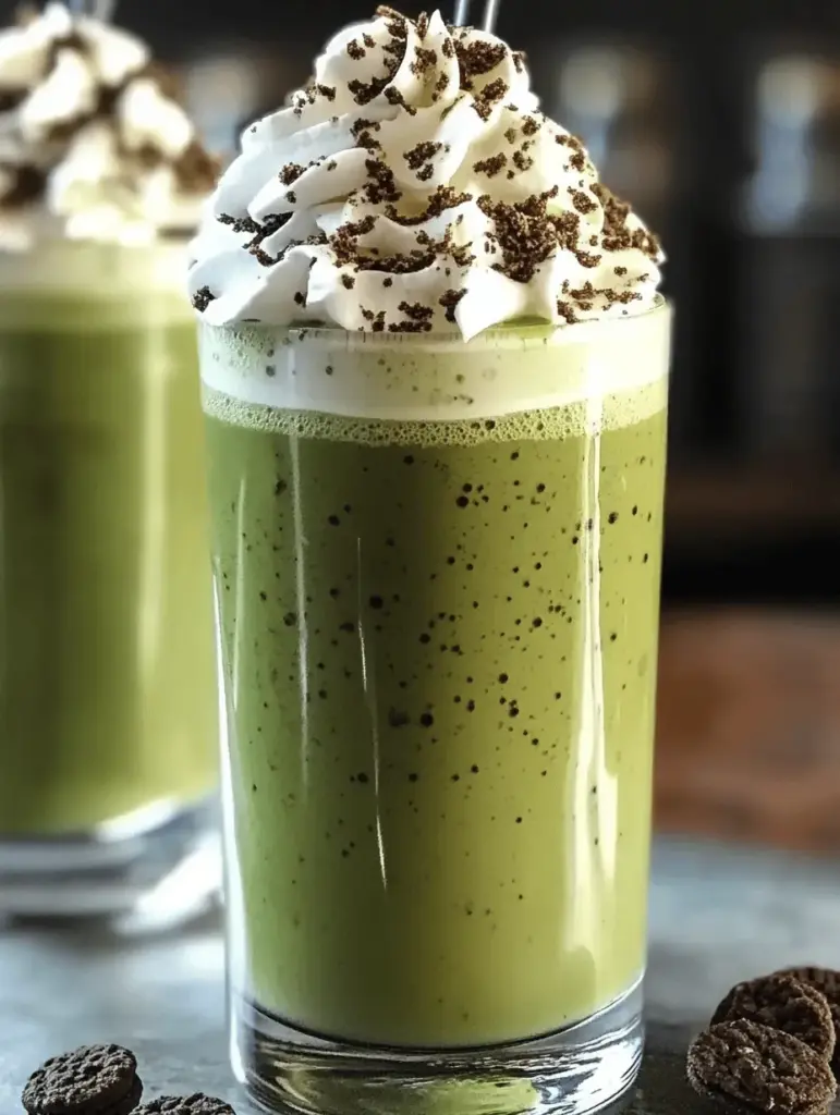 Indulge in the unique taste of our Cookies & Cream Matcha Frappe! This delightful fusion of rich cookie flavors and vibrant matcha creates a refreshing treat perfect for any time of day. Easy to make, this recipe combines creamy textures with a hint of sweetness, making it a perfect pick-me-up. Elevate your beverage game and impress your friends with this delicious and visually appealing drink. Try it today and discover your new favorite frappe!
