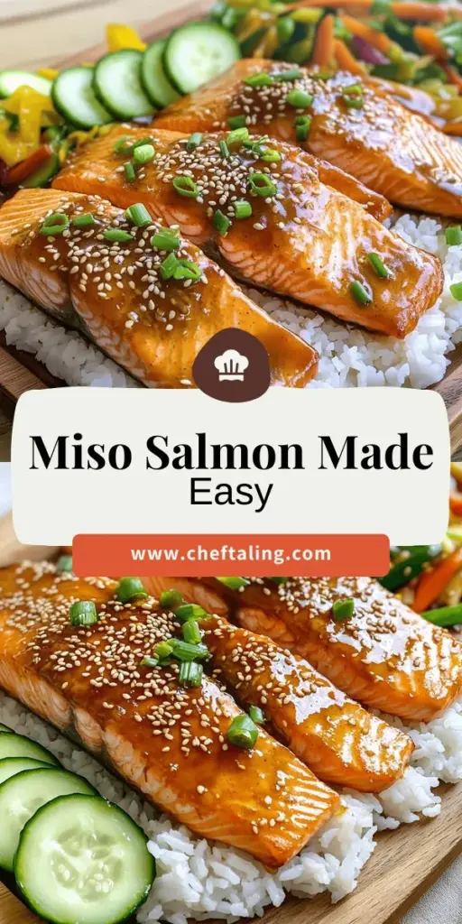 Discover the ultimate easy-to-follow miso salmon recipe that balances bold flavors and simplicity! With skin-on salmon, white miso paste, fresh ginger, and toasted sesame oil, this dish promises a delightful dining experience. Learn how to marinate and cook perfectly flaky salmon and explore pairing options to elevate your meal. Click through for the full recipe and bring this tasty, healthy dish to your table tonight!