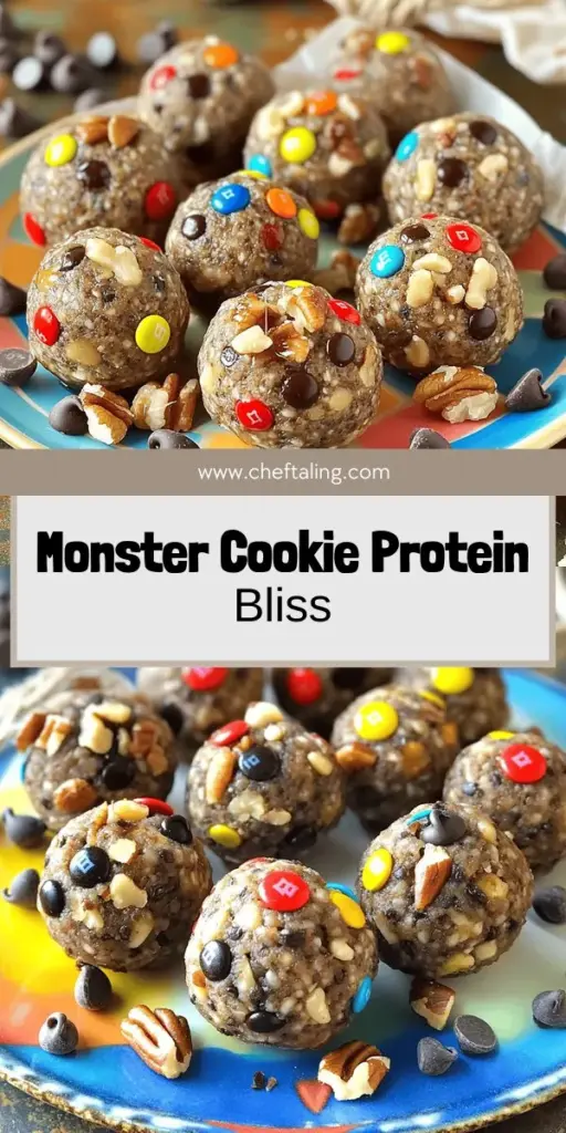 Craving a delicious and nutritious snack? Try these Monster Cookie Protein Balls! Combining the delight of cookies with wholesome ingredients like peanut butter, oats, and protein powder, these no-bake treats are perfect for any time of day. Customizable with your favorite mix-ins, they’re easy to make and packed with energy-boosting nutrients. Discover the full recipe today and start snacking smarter! Click to learn how!