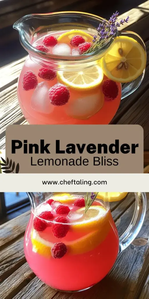 Quench your thirst with a delightful twist on a classic drink—Pink Lavender Lemonade! This refreshing and healthy beverage combines the soothing essence of lavender with the zesty goodness of freshly squeezed lemon juice and vibrant raspberries. Learn how to easily craft this beautiful drink, discover its numerous health benefits, and explore fun flavor variations. Click through to find the full recipe and elevate your next gathering with this stunning and tasty drink!