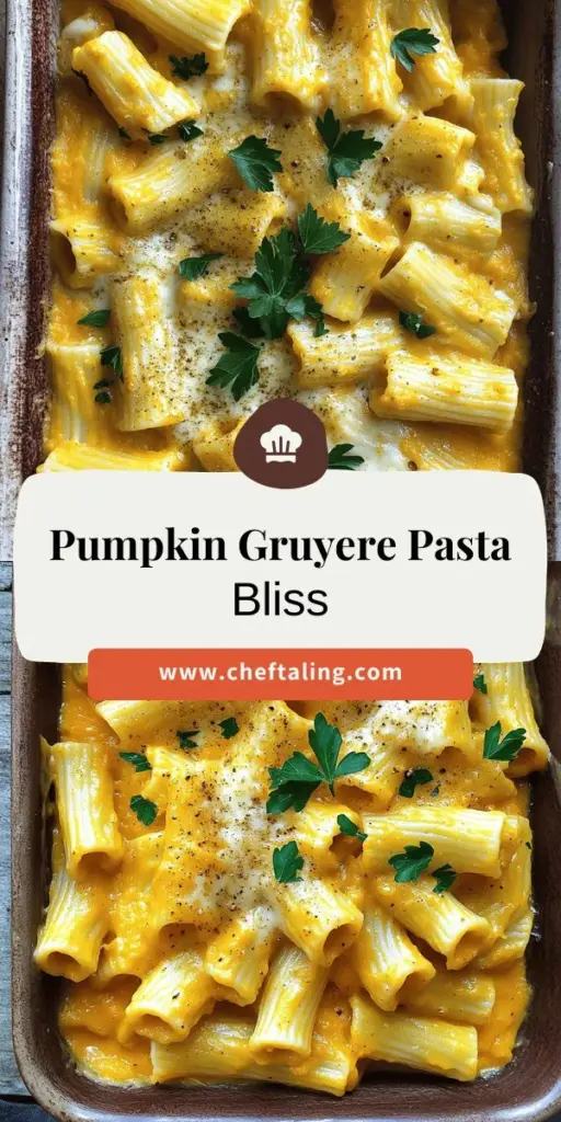 Savor the flavors of fall with this delicious Pumpkin and Gruyere Rigatoni recipe! This creamy pasta dish combines rich pumpkin puree and melted Gruyere cheese for a comforting meal that’s perfect for cozy nights. Discover simple ingredients, cooking techniques, and creative ways to customize your dish. Ready to impress? Click to explore the full recipe and learn how to bring this autumn delight to your dinner table!