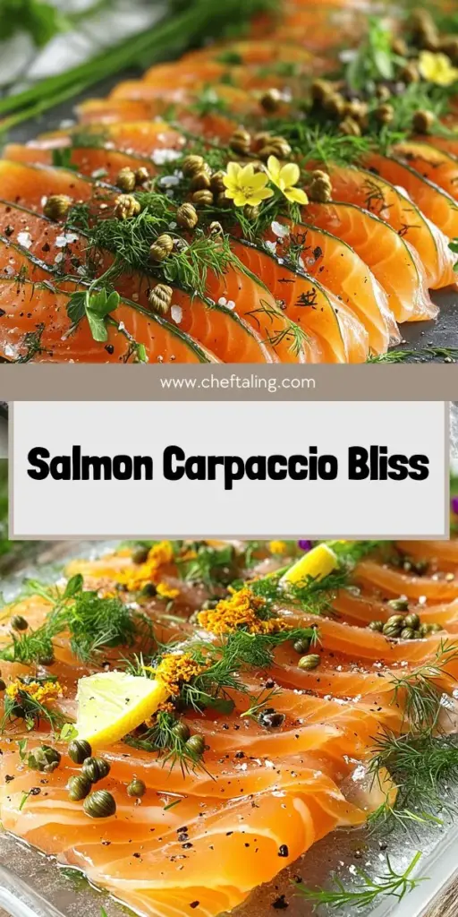 Discover the delightful world of smoked salmon carpaccio with fried capers! This visually stunning appetizer combines tender smoked salmon with crispy capers and fresh herbs, making it perfect for any gathering. With easy preparation tips and creative variations shared in the blog, you’ll impress your guests in no time. Click through to explore the full recipe and transform your next meal into a delicious experience!