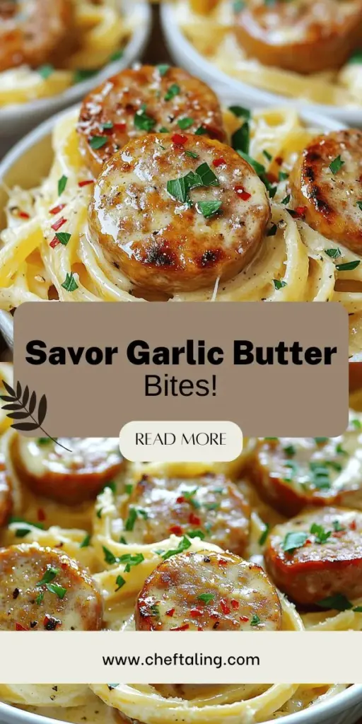 Satisfy your cravings with Garlic Butter Sausage Bites with Creamy Parmesan Pasta! This quick and easy recipe guides you through using the best sausage, creating a rich garlic butter sauce, and whipping up a creamy pasta that everyone will love. Add a twist with fresh veggies or herbs for extra flair. Click through to explore the full recipe and elevate your family dinners or impress your guests with this delicious dish!