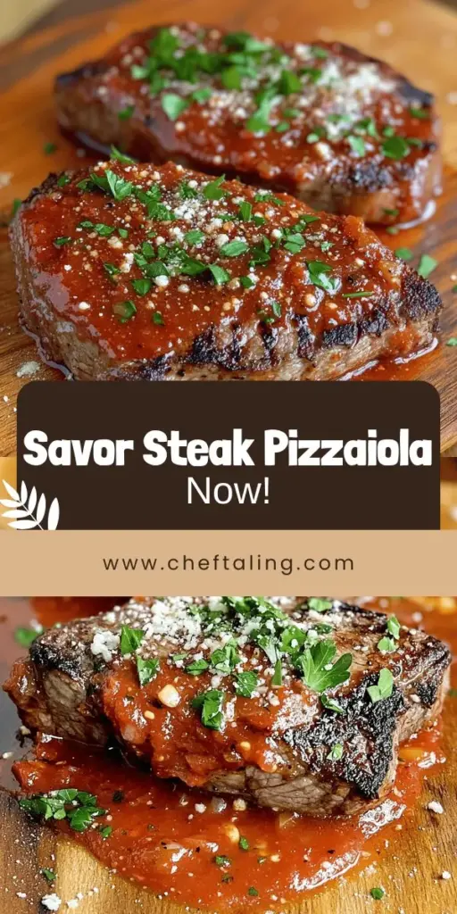 Discover the mouthwatering flavors of Steak Pizzaiola, an Italian classic that brings tradition to your table. This delightful dish features tender beef simmered in a rich tomato sauce, enhanced with fragrant herbs and spices. In our article, you’ll uncover the history, essential ingredients, and easy cooking techniques to create your own perfect Steak Pizzaiola at home. Click through to explore this delicious recipe and elevate your Italian cooking skills today!