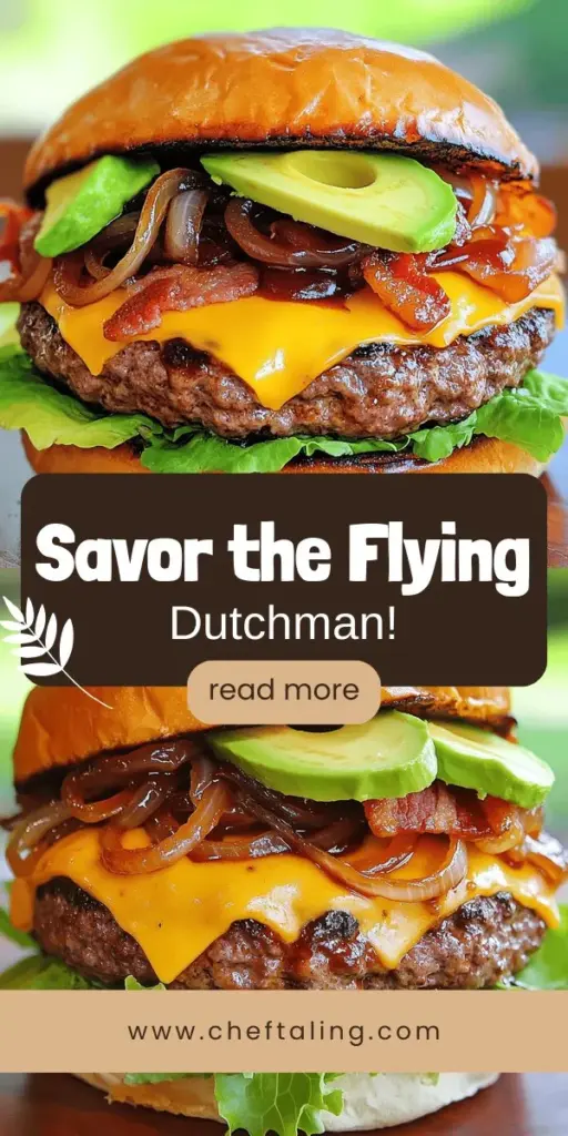 Discover the mouthwatering taste of Tony's Flying Dutchman Burger, a flavorful delight that burger lovers can't resist! In this review, learn about its unique blend of juicy beef, rich cheddar cheese, crispy bacon, and fresh avocado. Find out how to recreate this gourmet burger at home with simple step-by-step instructions and the best toppings. Click through to dive into a world of delicious recipes and elevate your burger game today!