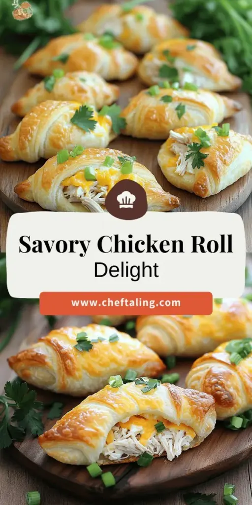 Craving a delicious and easy dinner? Try Chicken Stuffed Crescent Rolls! These savory treats combine flaky crescent dough with a flavorful chicken filling, making them perfect for any occasion. Discover step-by-step instructions, creative filling ideas, and tips to ensure they come out perfectly every time. Impress your family or guests with this fun and tasty dish. Click through to explore the full recipe and start your culinary adventure today!