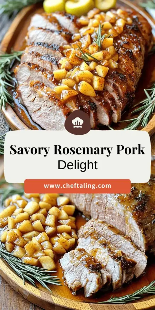 Indulge in the delicious harmony of flavors with my Rosemary Roasted Pork with Maple Apple Sauce Delight! This juicy pork dish, infused with fragrant rosemary and complemented by sweet maple apple sauce, is sure to become a family favorite. Discover easy step-by-step instructions, ingredient tips, and perfect pairings that will impress at your next gathering. Ready to elevate your cooking game? Click through for the full recipe and start savoring every bite!