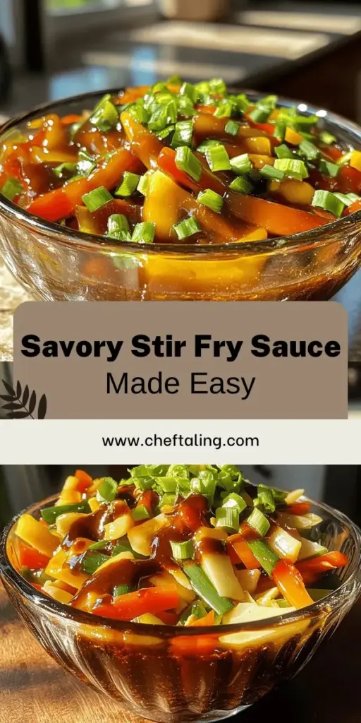 Elevate your cooking with a simple stir fry sauce recipe that's packed with flavor! Learn the essential ingredients and easy steps to craft your own delicious sauce that pairs perfectly with chicken, beef, shrimp, or tofu. With tips on customization and meal prep, you'll make every stir fry a standout dish. Click through now to unlock full recipes and transform your meals into culinary delights that everyone will love!
