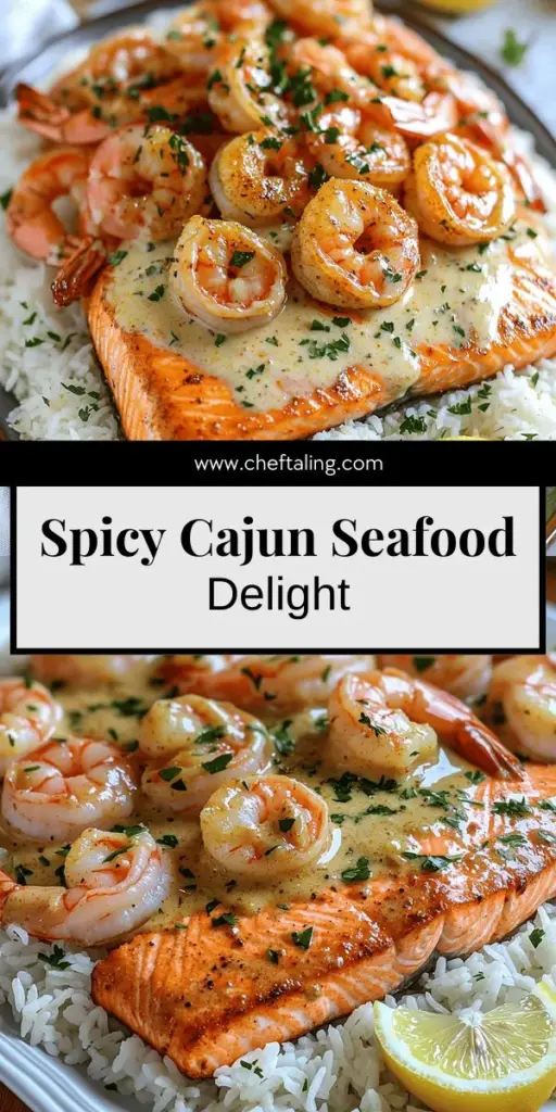 Elevate your dinner with Cajun Shrimp & Salmon with Garlic Cream, a must-try seafood recipe that's bursting with flavor! This dish combines tender shrimp and rich salmon coated in a luscious garlic cream sauce, perfect for impressing guests or enjoying a cozy night in. Follow along for easy steps, essential ingredients, and helpful tips that cater to both seasoned chefs and beginners. Click through to discover your new favorite recipe and spice things up tonight!