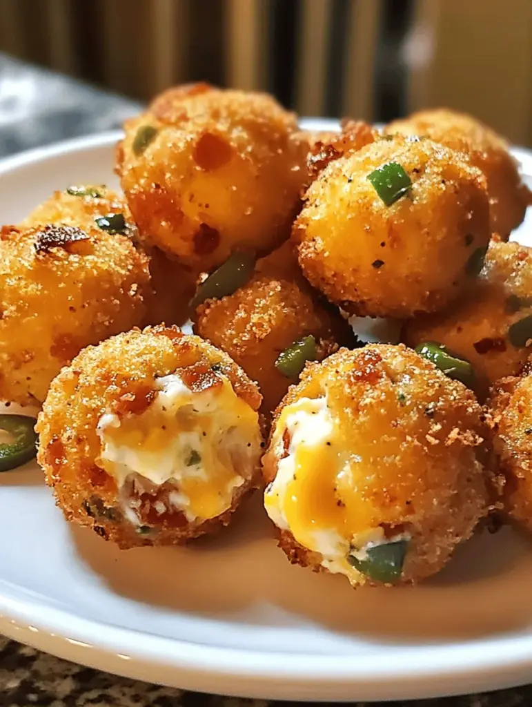 Indulge in the ultimate party snack with Bacon Jalapeño Popper Cheese Balls! These delicious bites combine crispy bacon, spicy jalapeños, and gooey cheese for a mouthwatering treat that's sure to impress. Perfect for game day, gatherings, or anytime you crave something savory and satisfying. Easy to make and packed with flavor, these cheese balls will quickly become a favorite. Enjoy them with your favorite dipping sauce!