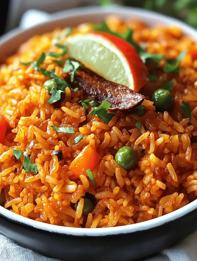Explore the vibrant taste of Nigerian cuisine with our Spicy Festive Jollof Rice! This dish is a celebration of rich flavors and festive traditions, perfect for gatherings and special occasions. Learn how to create this iconic one-pot meal that combines aromatic spices, savory tomatoes, and earthy vegetables. Elevate your culinary skills and impress your guests with this delicious recipe that captures the heart of Nigerian culture. Dive into this flavorful journey today!