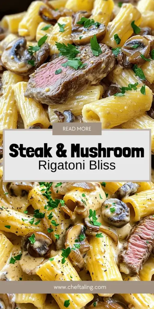 Indulge in a creamy steak and mushroom rigatoni that’ll transform your dinner nights! This delicious recipe combines tender flank steak and savory mushrooms in a rich, creamy sauce, perfect for any cooking skill level. With simple ingredients and easy steps, you’ll impress friends and family alike. Ready to create this pasta delight? Click through to discover the full recipe and elevate your mealtime experience!