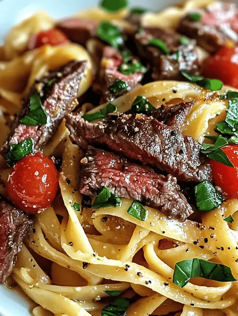 Discover the ultimate Savory Steak Pasta Delight, perfect for any occasion! This mouthwatering dish combines succulent steak with al dente pasta, tossed in a rich and flavorful sauce that will tantalize your taste buds. Ideal for family dinners or special gatherings, this recipe is both easy to prepare and sure to impress. Elevate your mealtime with this delicious flavor explosion—your guests will be asking for seconds!