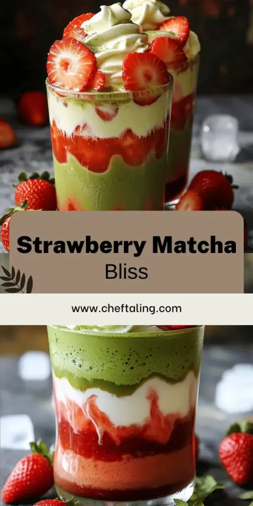Looking for a refreshing homemade drink that’s both delicious and nutritious? Try making a Strawberry Matcha Latte! This vibrant blend combines sweet strawberries with the earthy goodness of matcha for a unique flavor you’ll love. Discover the simple steps to create this delightful treat, explore its health benefits, and get inspired with fun variations. Don’t miss out on this colorful twist to your beverage routine—click to find the full recipe!