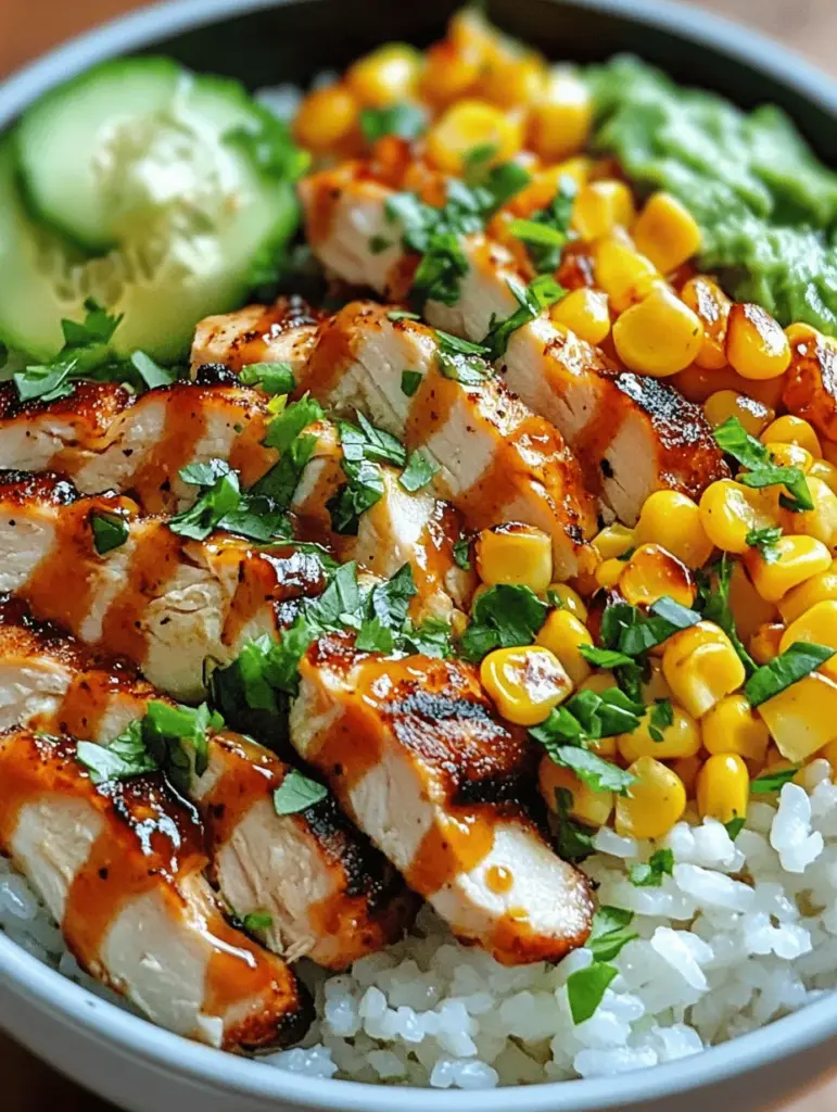 Elevate your dinner game with this mouthwatering Street Corn Chicken Rice Bowl recipe! Perfectly seasoned chicken meets sweet corn, creamy sauce, and fluffy rice for a delightful flavor explosion in every bite. Whether you're meal prepping or searching for a quick weeknight dinner, this bowl is easy to make and packed with vibrant ingredients. Discover how to create this delicious dish and impress your family and friends with your culinary skills!