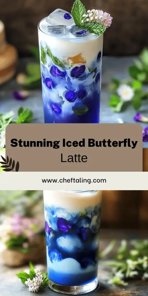 Elevate your drink game with a beautiful iced butterfly pea flower tea latte! This stunning beverage not only dazzles the eyes with its vibrant blue color but also offers unique flavors and health benefits. Discover the simple ingredients, brewing tips, and presentation techniques to create this Instagram-worthy drink at home. Ready to impress your friends? Click through to explore the full recipe and elevate your beverage experience today!