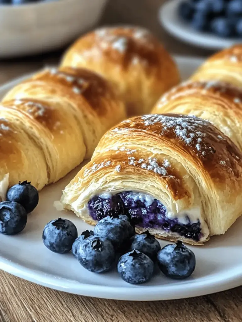 Indulge in these delicious Blueberry Cheesecake Crescent Rolls that are perfect for any occasion! Flaky crescent dough wraps around a creamy cheesecake filling and juicy blueberries for a sweet treat that's easy to make. Whether you're hosting a brunch or craving a dessert, these rolls are sure to impress. Discover the step-by-step recipe and tips for the perfect bake and enjoy a delightful twist on cheesecake!