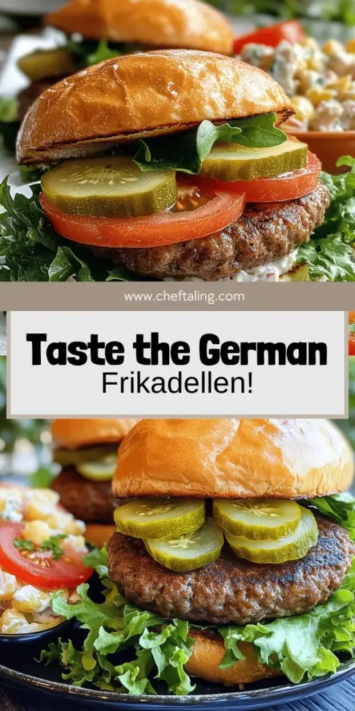 Get ready to indulge in the authentic taste of German frikadellen with our easy-to-follow recipe! These delicious meatballs, made from a blend of beef and pork, are a comforting staple in German cuisine that elevates any meal. Discover essential ingredients, cooking tips, and creative serving suggestions that will impress your family and friends. Click through to explore the full recipe and bring the flavors of Germany to your kitchen today!
