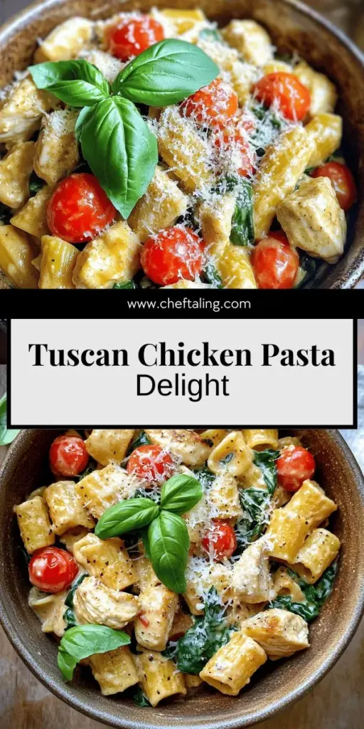 Create a delicious and easy dinner with this savory Instant Pot Tuscan chicken pasta recipe! Packed with creamy flavors, tender chicken, and vibrant veggies, this one-pot meal brings a taste of Italy right to your kitchen. Perfect for families and gatherings, it’s quick to prepare and can be customized to fit your tastes. Discover how to make it healthier and dive into a dish that everyone will love. Click through to explore the full recipe and elevate your dinner tonight!