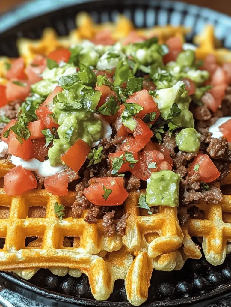 Looking for a delicious twist on a classic snack? Try Waffle Fry Nachos! These crispy, golden waffle fries serve as the perfect base for all your favorite nacho toppings, from melted cheese and zesty jalapeños to fresh guacamole and savory bacon. Ideal for game day, parties, or a fun family dinner, this unique dish is sure to impress. Discover how to create this mouthwatering snack and elevate your next gathering with Waffle Fry Nachos!