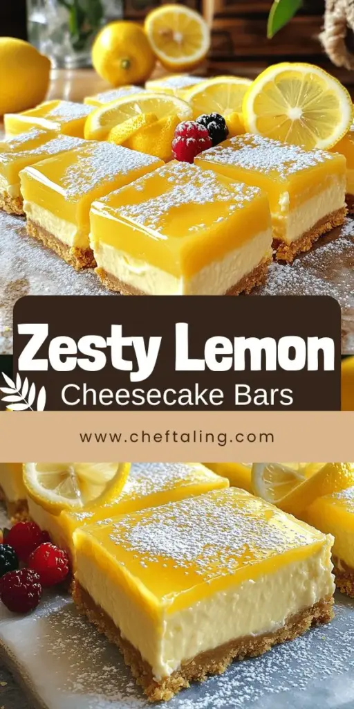Indulge in the refreshing taste of lemon cheesecake squares with this delightful and easy recipe! Perfect for any occasion, these zesty treats combine creamy goodness with a crunchy crust, making them a must-try dessert. Whether you’re a seasoned baker or a beginner, our guide will walk you through step-by-step instructions, tips, and variations to elevate your baking. Click to explore the full recipe and impress your friends with these delicious squares!